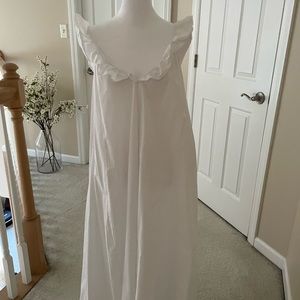 H&M white midi dress for Summer
